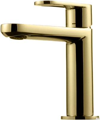 CA071 Waschtischarmatur, honiggoldenes Messing