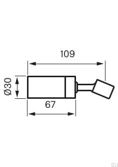 Wandhalter für einen Duschkopf XSUP020, Messing verchromt