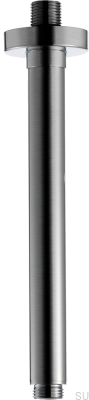 Verbindungsrohr für Duscharme FL271-200 Messing Schwarz Chrom gebürstet