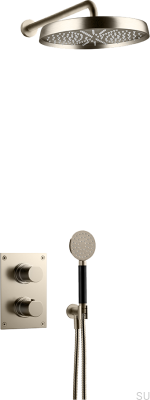 ARM7268 ED2 Duschset aus gebürstetem Nickel-Messing