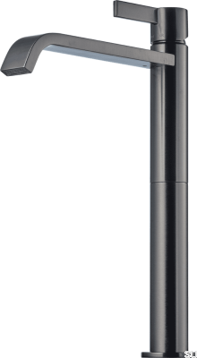 Waschtischarmatur ARM081 Messing Schwarz Gebürstetes Chrom