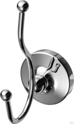 TA243S Klassischer Wandhalter, verchromtes Messing