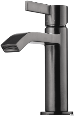 Waschtischarmatur ARM071 Messing Schwarz Gebürstetes Chrom