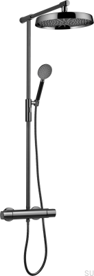 ARM300-150 Messing-Schwarz-Chrom-Duschset