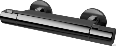 Duscharmatur ARM168-150 Messing Schwarz Chrom