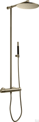 TVM300 Duschset aus gebürstetem Nickel-Messing