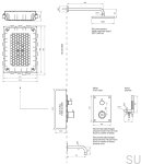 9422816--Zestaw prysznicowy z termostatyczną baterią ciśnieniową BOX7368 ED2 Mosiężny Czarny Chrom Szczotkowany-Tapwell-Skandynawskie-Uchwyty_2