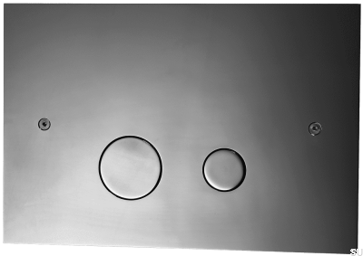 DUO112 Spülknopf, Messing, Schwarzchrom