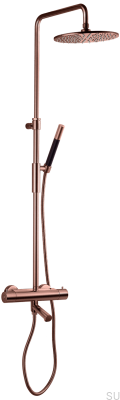 Duschset TVM2200-150, gebürstetes Kupfer, unlackiert