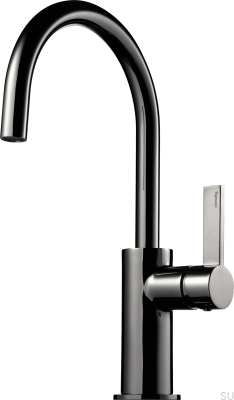 Küchenarmatur ARM380 Messing Schwarz Chrom