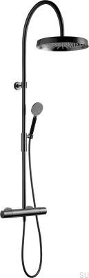 ARM7300-150 Messing-Schwarz-Chrom-Duschset