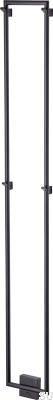Badezimmerheizkörper TW1500-200 Mattschwarzer Stahl