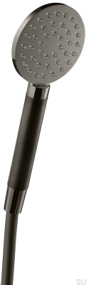 Duschkopf ZDOC095 Messing Schwarz Chrom mit Schwarz