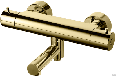 Thermostatischer Bad- und Duschhahn EVM022-150 Honey Gold Brass