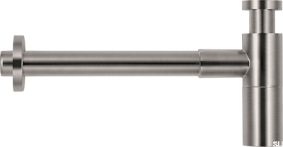 Waschbeckensiphon XACC167 Messing gebürstetes Nickel