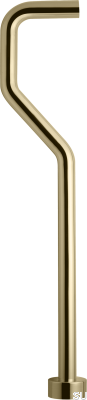 Rohr für Siphon Typ S XA22, Messing poliert, unlackiert