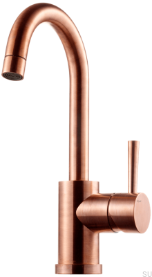 EVO078 Küchenarmatur, gebürstetes Kupfer, unlackiert