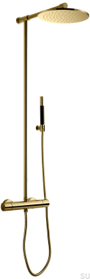 TVM300 Duschset aus Messing in Honiggold