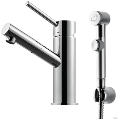 BI069 Waschtisch-Bidet-Armatur, verchromtes Messing