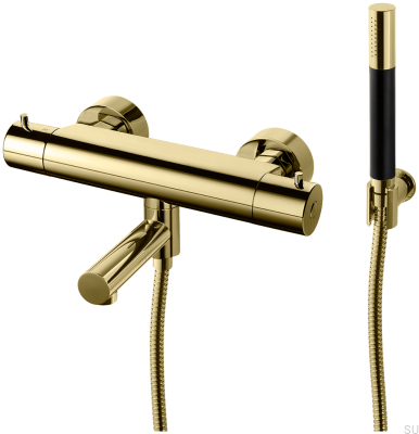 Thermostatischer Bad- und Duschhahn EVM026-150 Honey Gold Brass