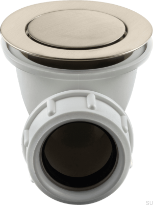  Pop-up-Badewannenstopper 22200, gebürstetes Nickel-Messing