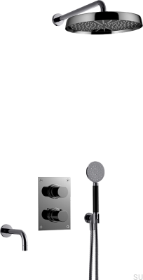 ARM7368 ED2 Messing-Schwarz-Chrom-Duschset