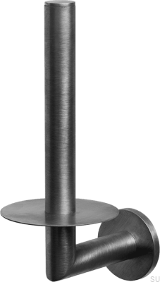 Toilettenpapierhalter TA234 Gebürstetes Schwarz-Chrom-Messing