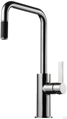 Küchenarmatur mit ausziehbarem Auslauf ARM985, Messing verchromt