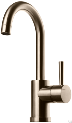 Küchenarmatur EVO078 Messing gebürstetes Nickel