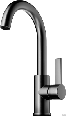 Waschtischarmatur ARM078 Messing Schwarz Gebürstetes Chrom