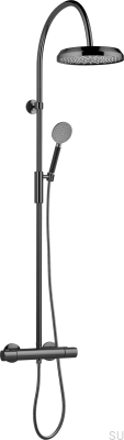 ARM5300-150 Messing-Schwarz-Chrom-Duschset