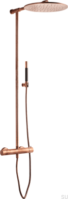 TVM300 Duschset, gebürstetes Kupfer, unlackiert 