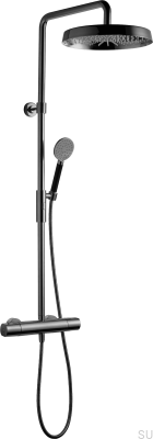 ARM7200-150 Messing-Schwarz-Chrom-Duschset