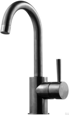 Küchenarmatur EVO078 Messing Schwarz Gebürstetes Chrom