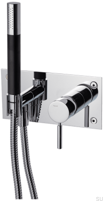 Duscharmatur mit Duschkopf und Schlauch BOX011-364 Messing verchromt