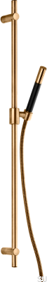 Dso Duschstange mit verstellbarem Wandhalter ZSAL300 Messing poliert unlackiert