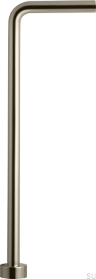 L-Siphonrohr XA21, gebürstetes Nickel-Messing