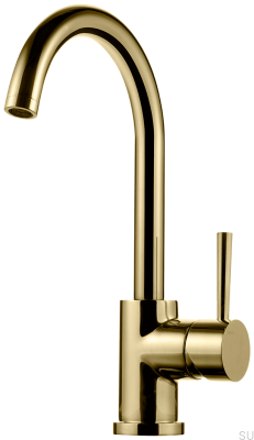 EVO180 Küchenarmatur, Messing, Honiggold