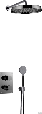 ARM7268 ED2 Messing-Schwarz-Chrom-Duschset