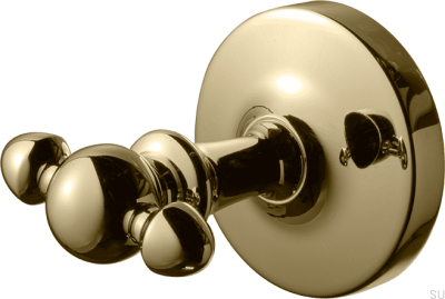 TA242 Klassischer Wandhalter, poliertes Messing, unlackiert