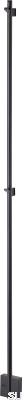 Badezimmerheizkörper TW1500-85 Mattschwarzer Stahl