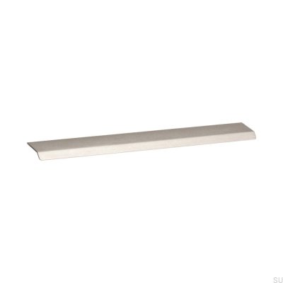 Curve 128 Edge Möbelgriff, Aluminium Silber