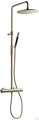 TVM7200-150 Duschset aus gebürstetem Nickel-Messing