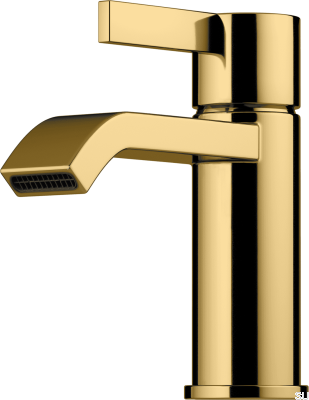 ARM071M Waschtischarmatur, honiggoldenes Messing