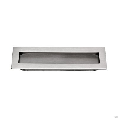 Einbau Möbelgriff 512 160 Silber gebürstet