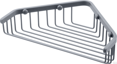 Eckseifenschale TA156 Messinggrau Ascot