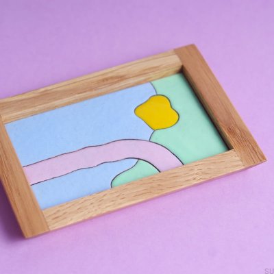 Scene Sweet Schmucktablett aus Holz, emailliert