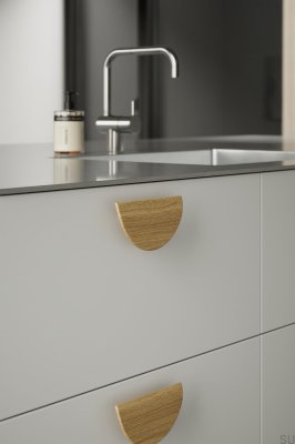 Horizon Large 64 Holzmöbelgriff, Eiche