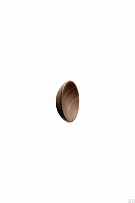 Bowl 65 Möbelknopf aus Holz, italienischer Walnuss