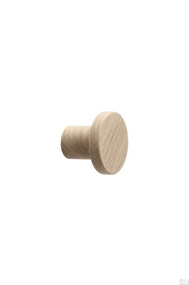 Circum 33 Möbelknopf aus Holz, Eiche, unlackiert